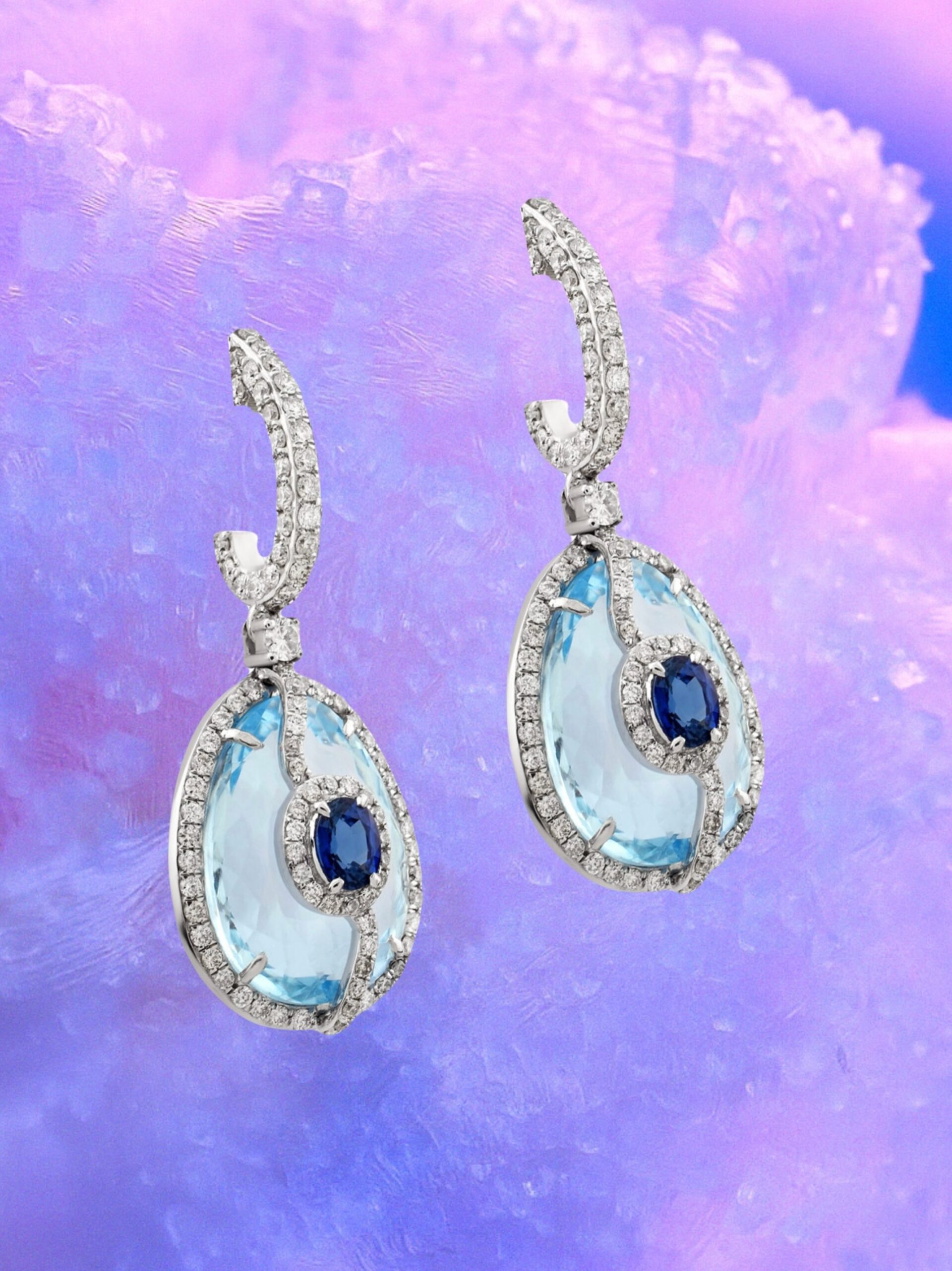 The Calypso Earrings from the Odyssey Collection by @dakinijewellery evoke the mysterious allure of the nymph who lived far from the mortal world on the mythical island of Ogygia. Her story is one of irresistible beauty, enchantment and the tension between desire and freedom.

At the heart of the earrings, blue topaz recalls the endless waters surrounding Ogygia, its luminous blue capturing the clarity and depth of the sea. The stone is complemented by blue sapphires, among the most celebrated blue gemstones, prized for their intense colour and extraordinary brilliance. Diamonds add a final constellation of light, reflecting the sparkle of sunlight across the Mediterranean.

Together, these stones create a jewel that feels like a fragment of Calypso’s enchanted world — mysterious, luminous and impossible to forget.

#dakinijewellery #dakini #bluetopaz #topazearrings #fantasyjewelry